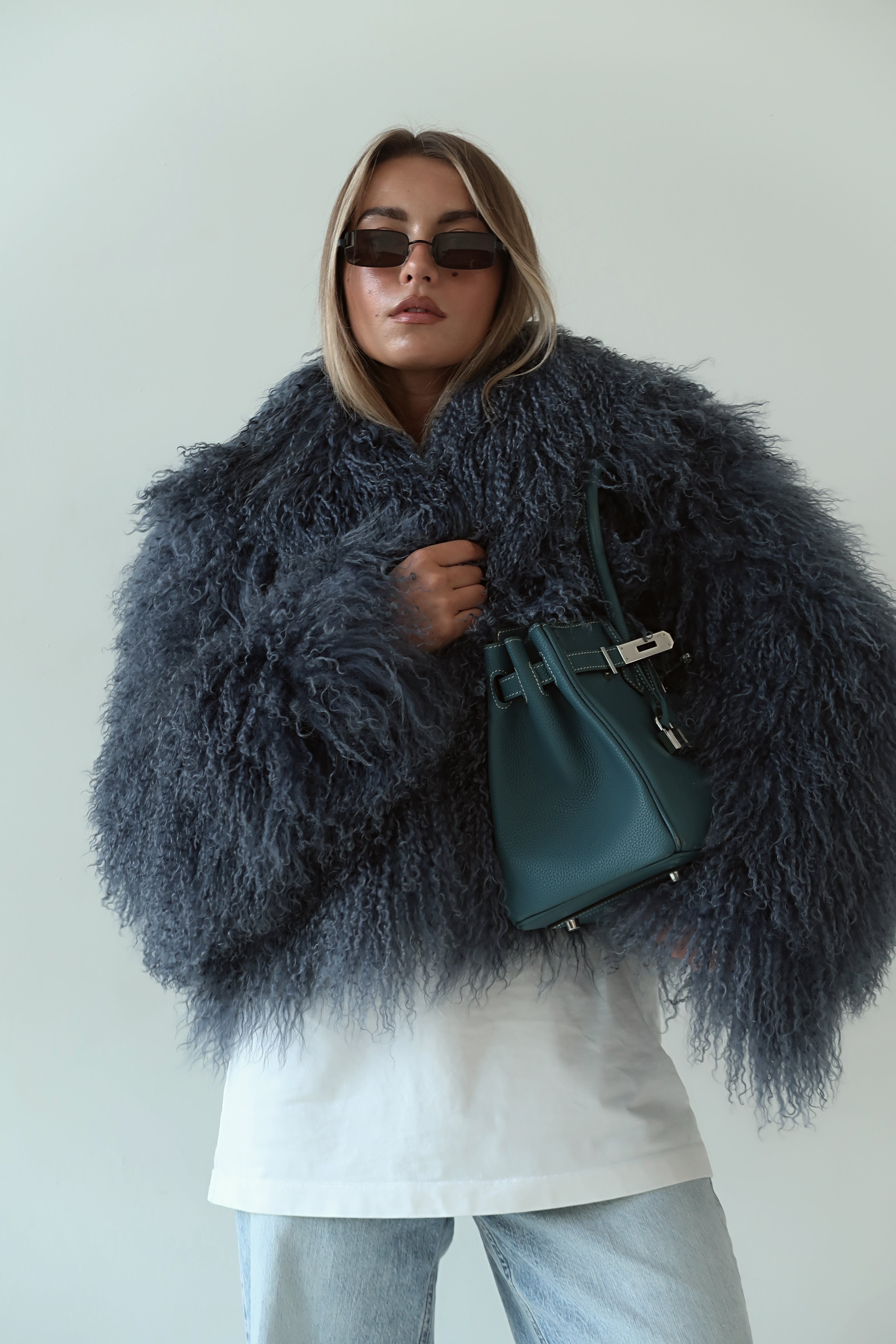 Alicia Mongolian Fur Coat