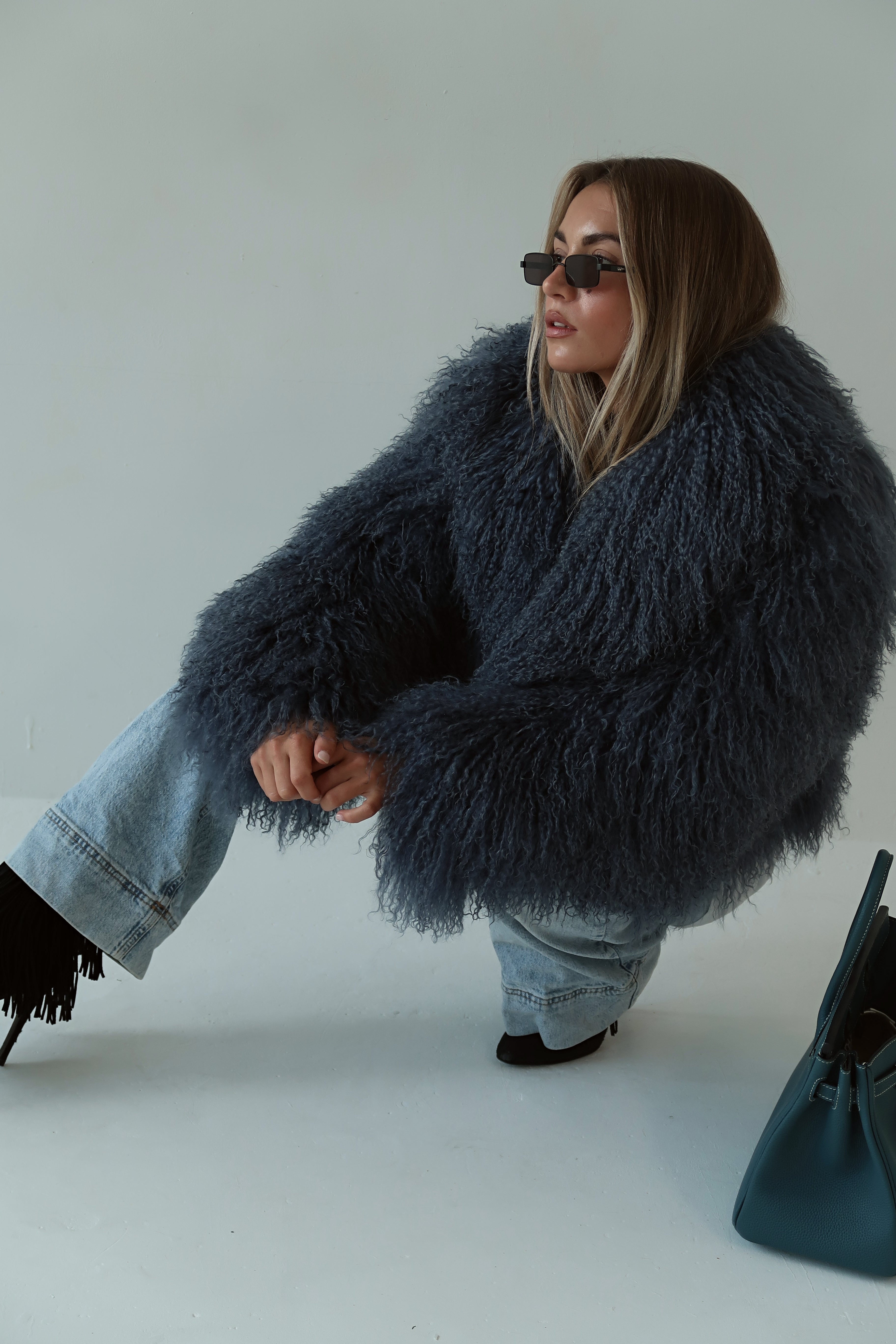 Alicia Mongolian Fur Coat