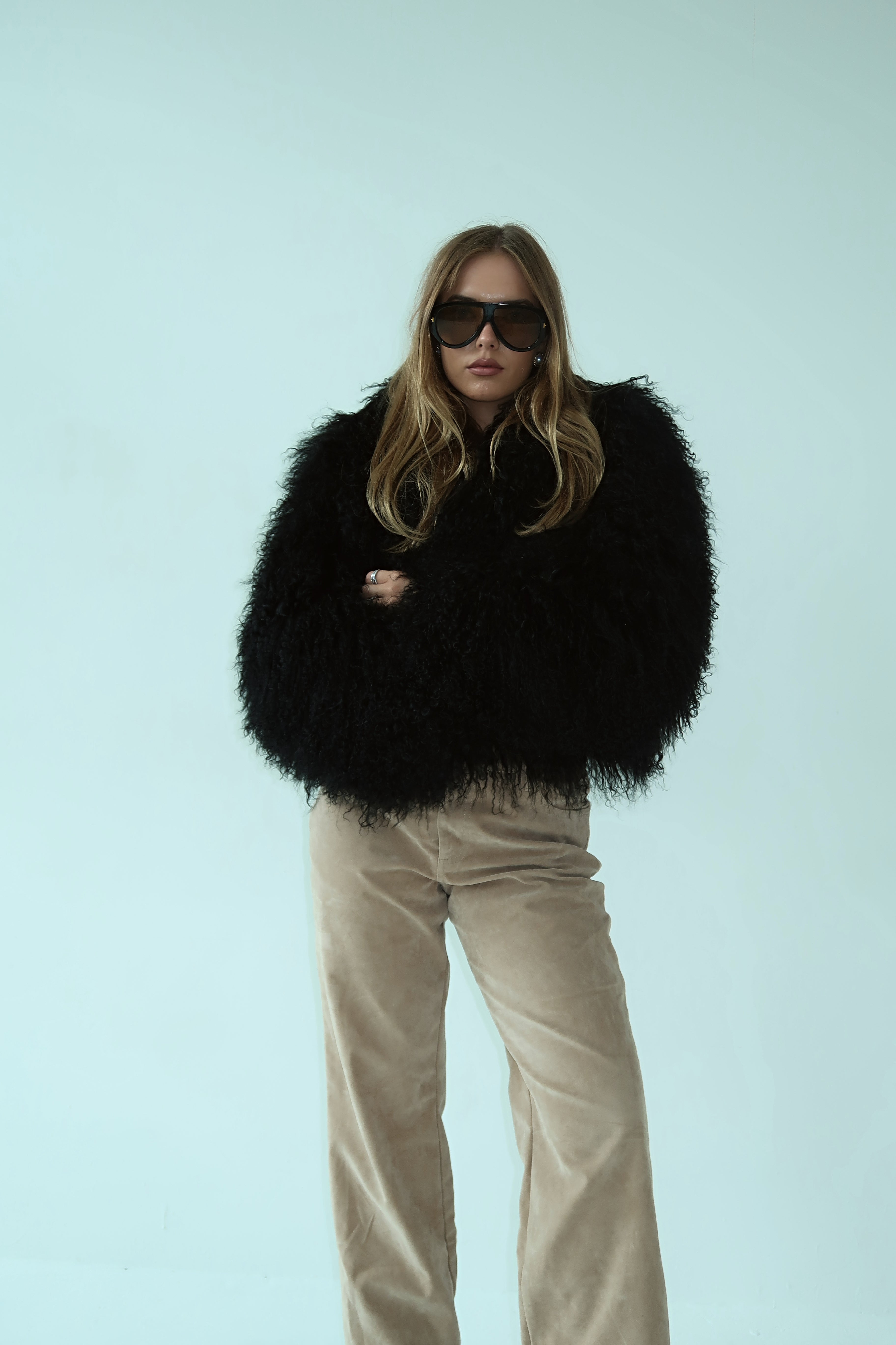 Alicia Mongolian Fur Coat