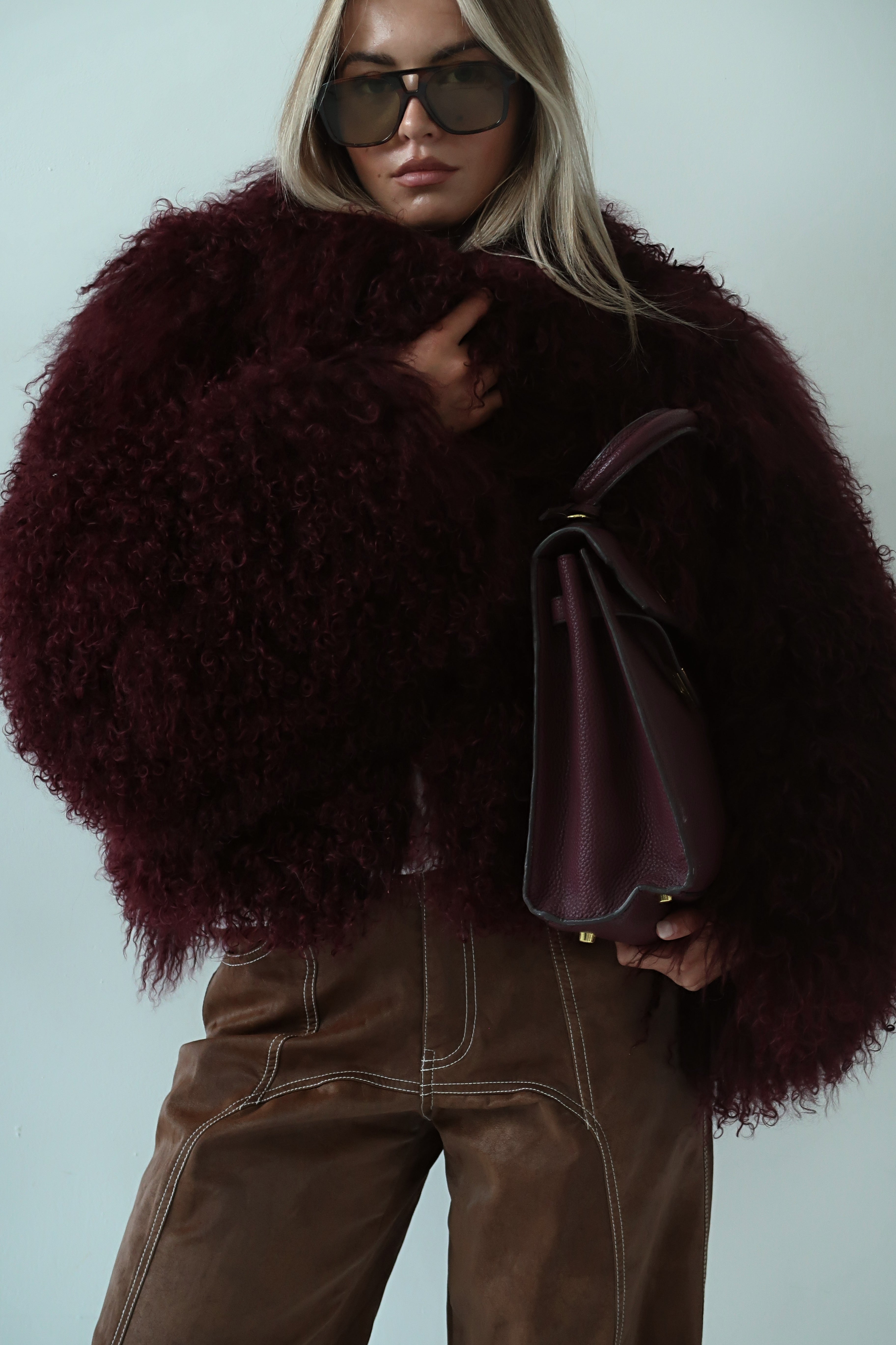 Alicia Mongolian Fur Coat