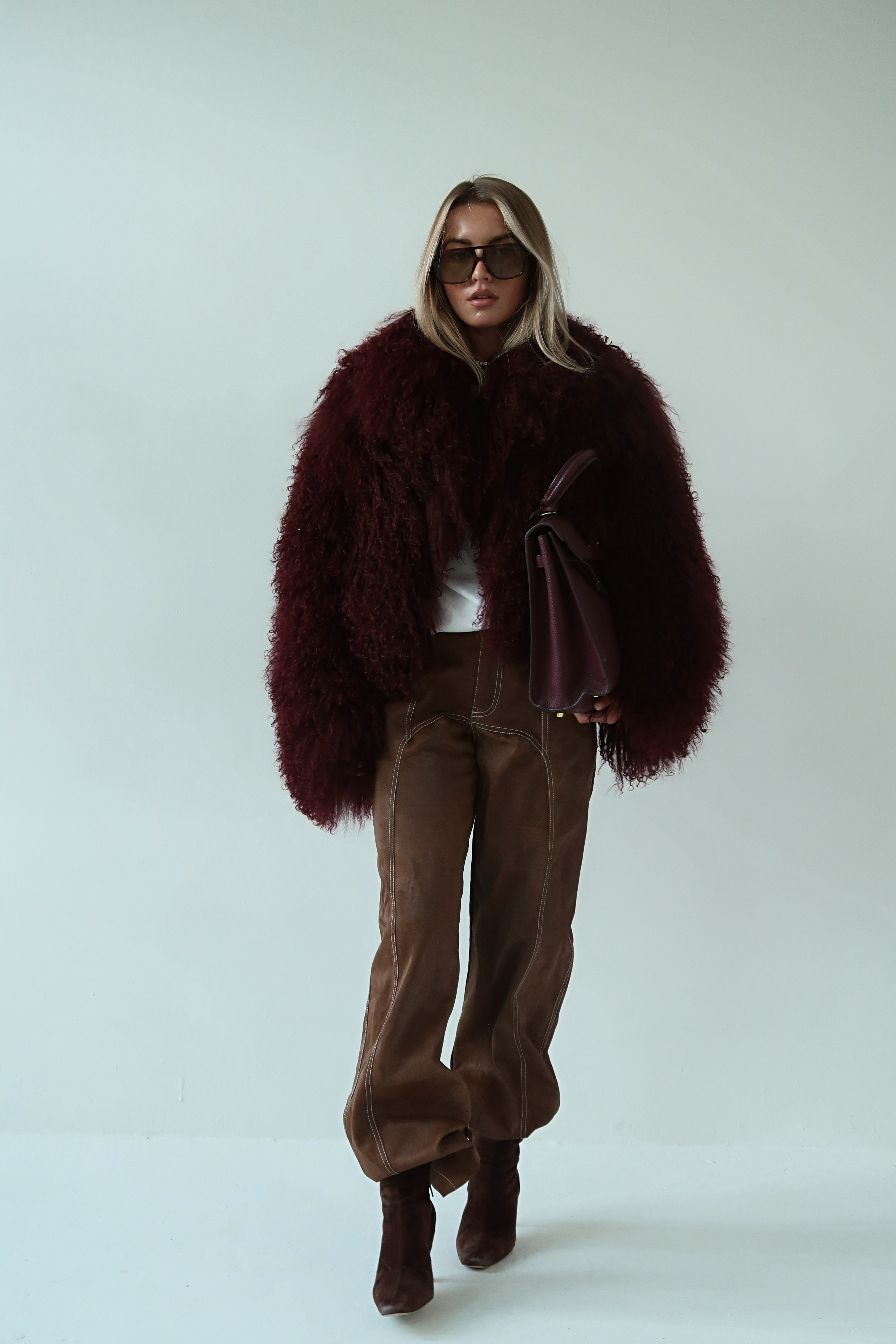 Alicia Mongolian Fur Coat