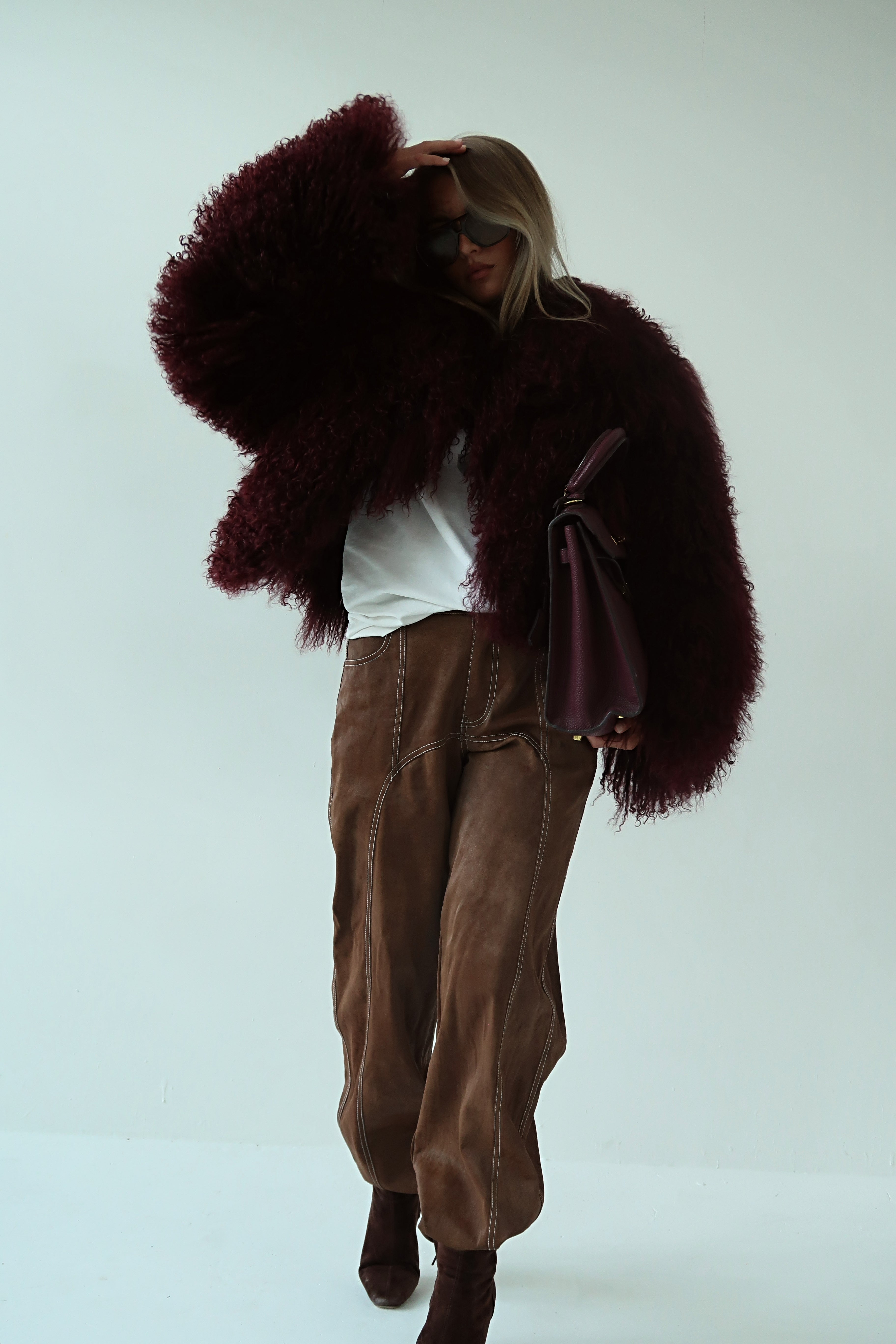Alicia Mongolian Fur Coat