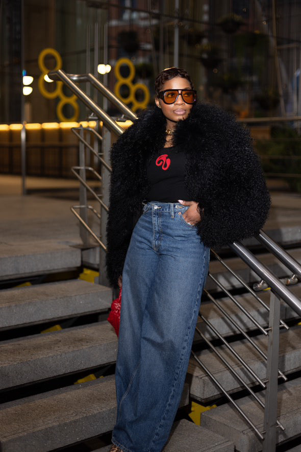 Alicia Mongolian Fur Coat