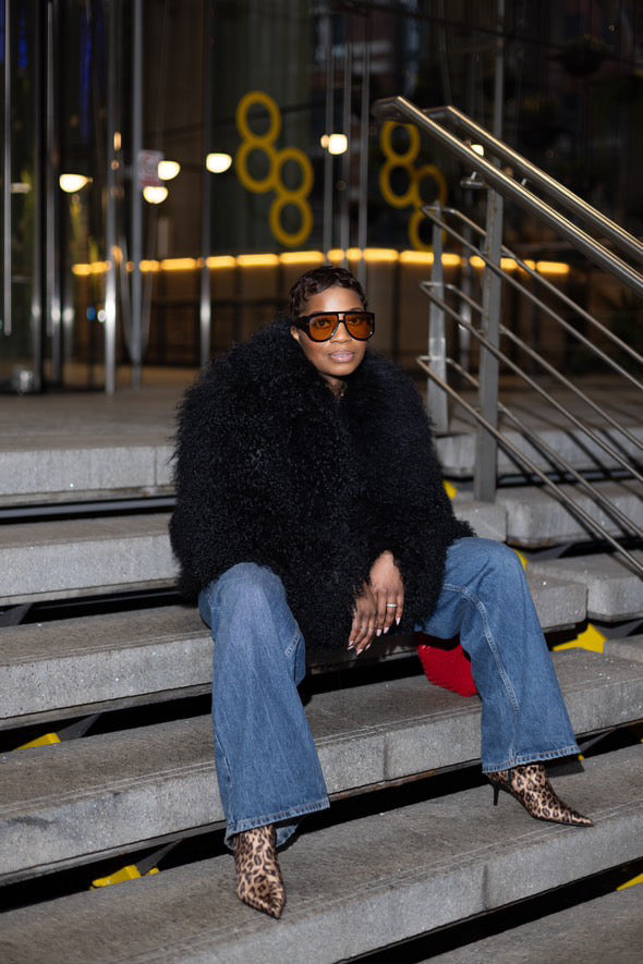 Alicia Mongolian Fur Coat