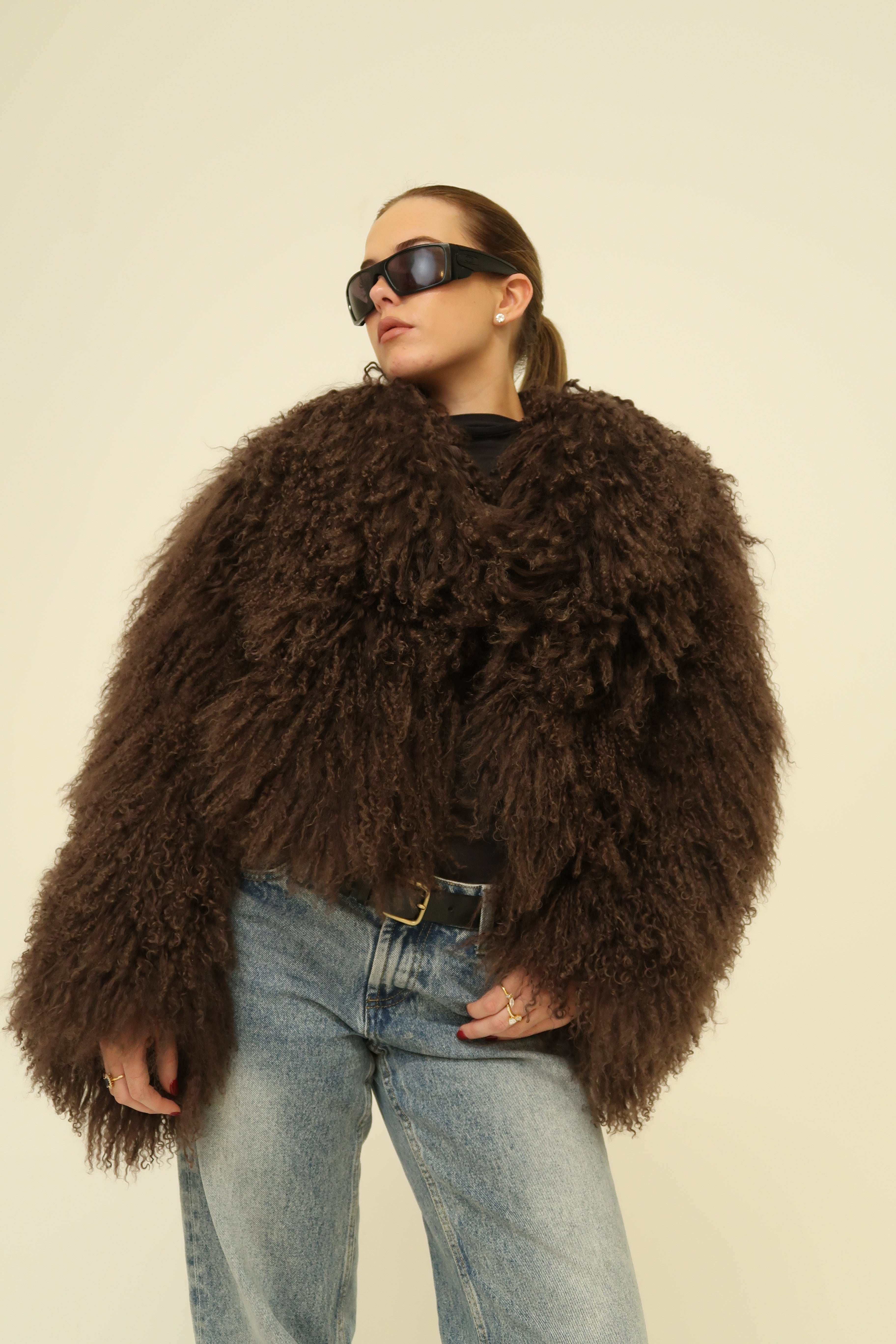 Alicia Mongolian Fur Coat