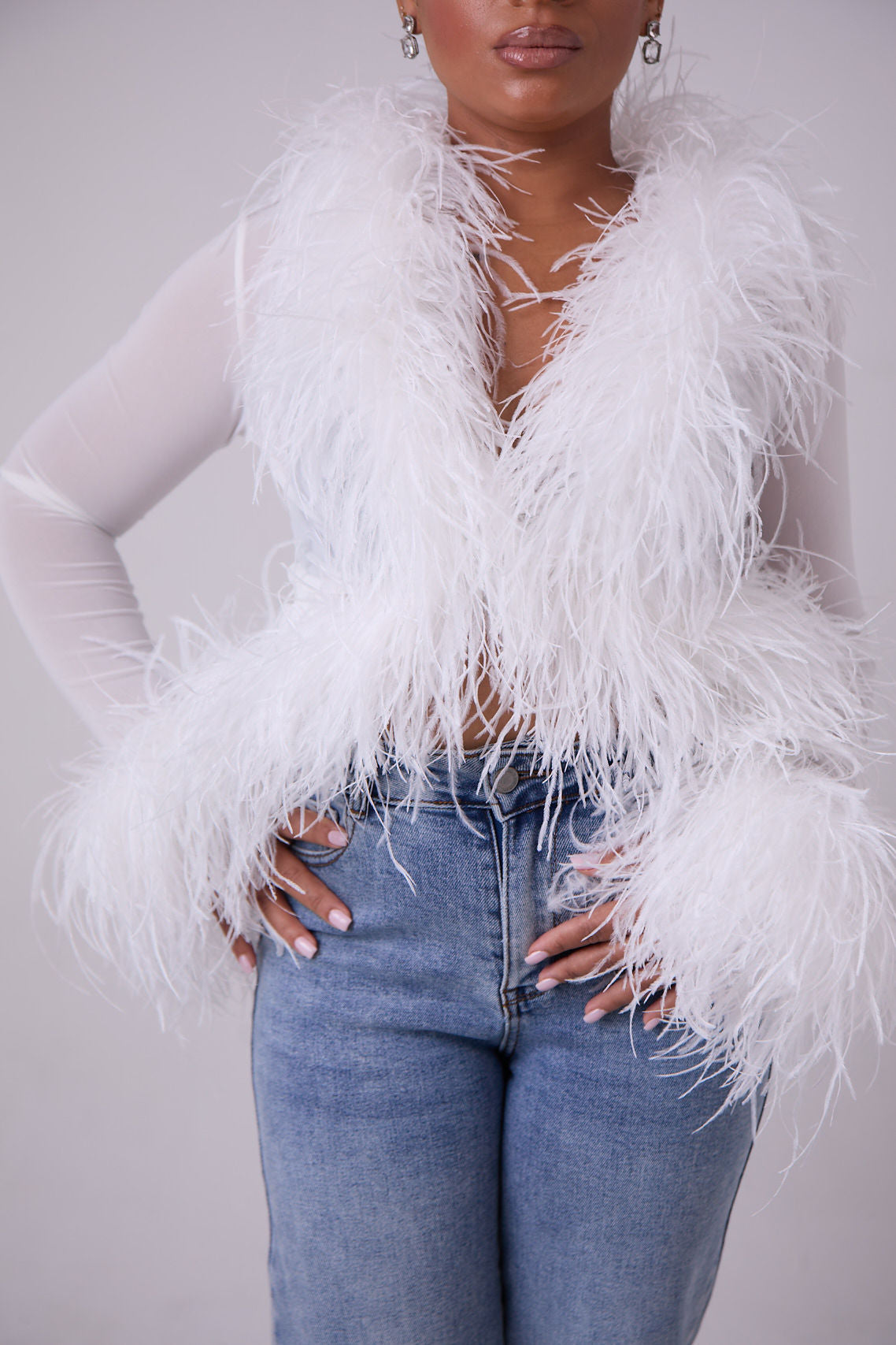 The Aura Feather Top