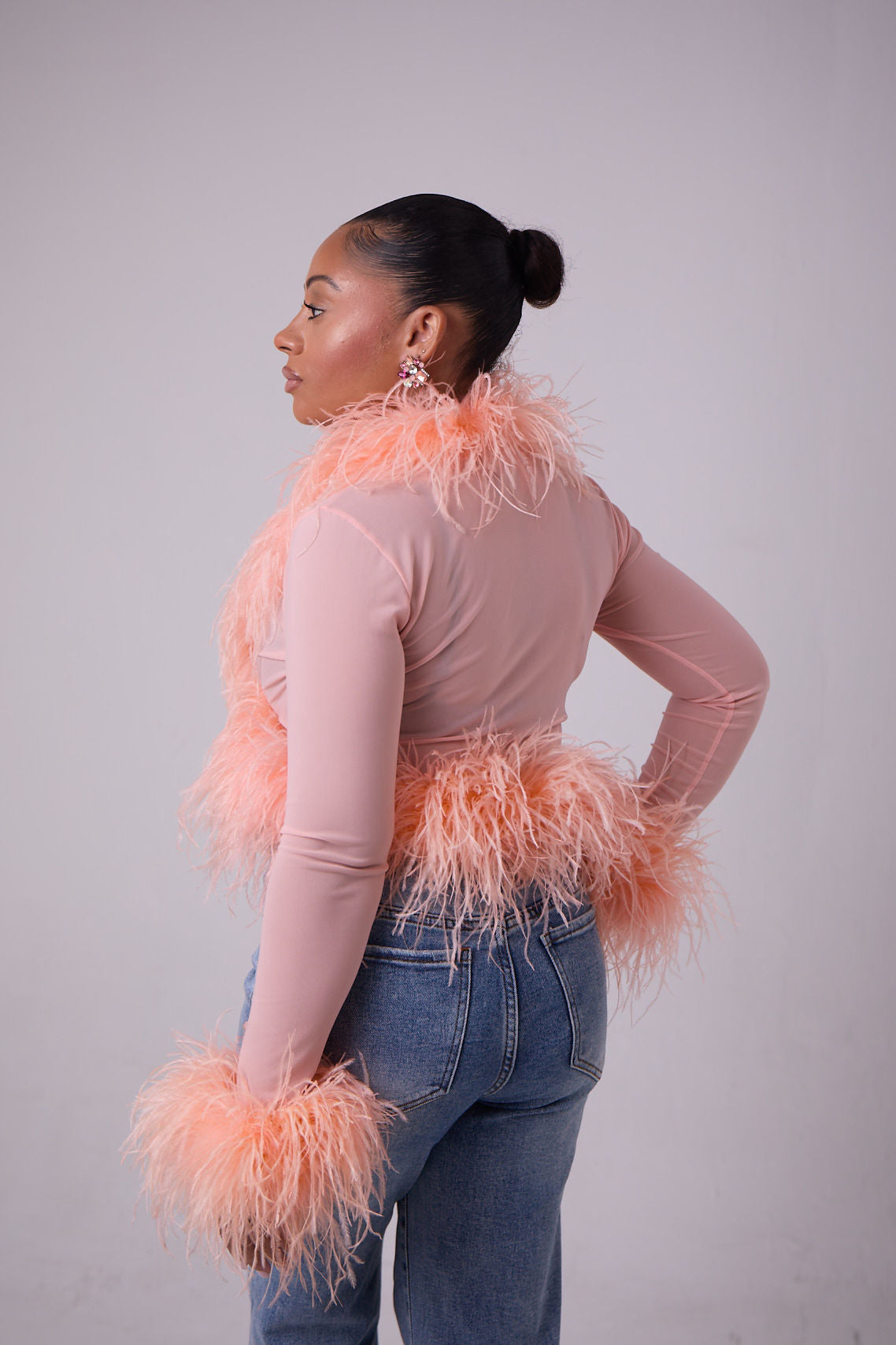 The Aura Feather Top