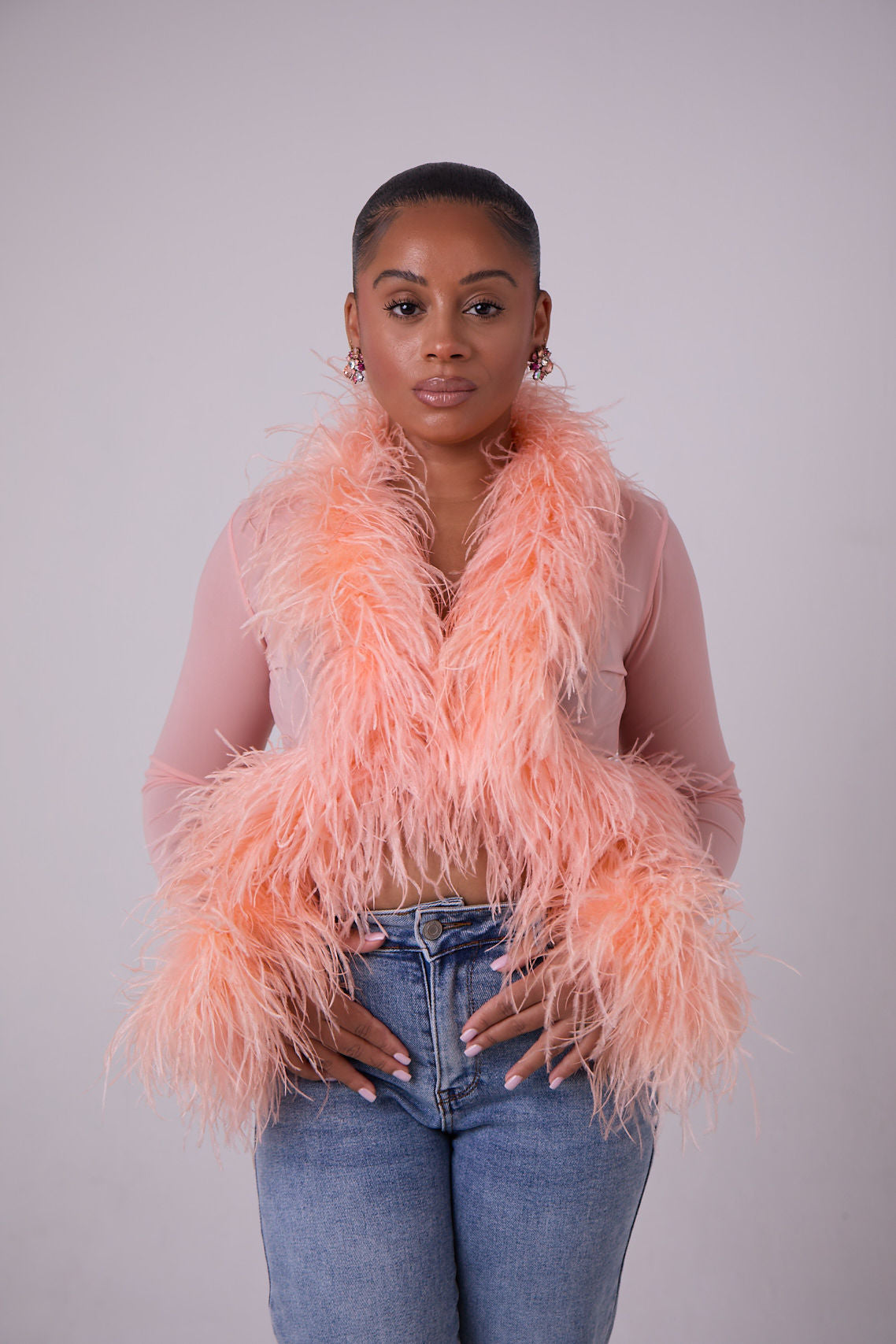The Aura Feather Top