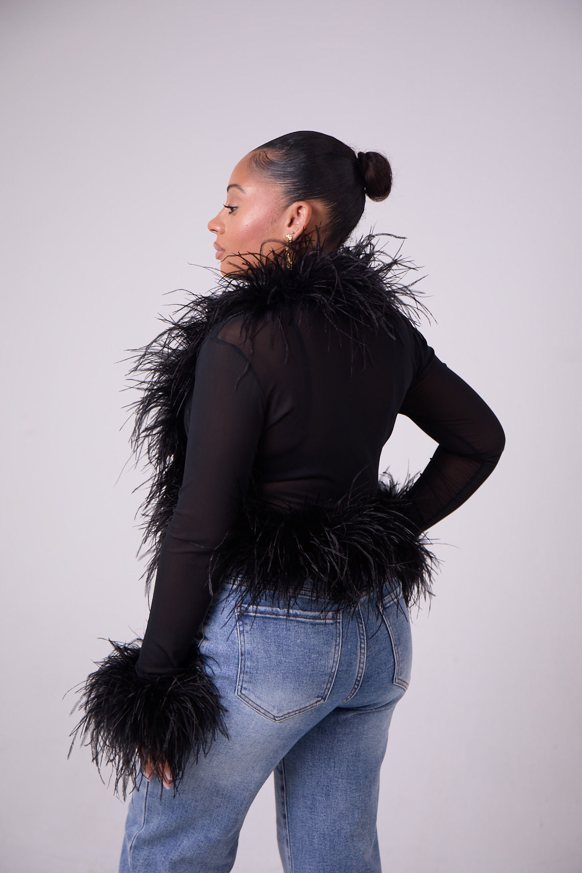 The Aura Feather Top