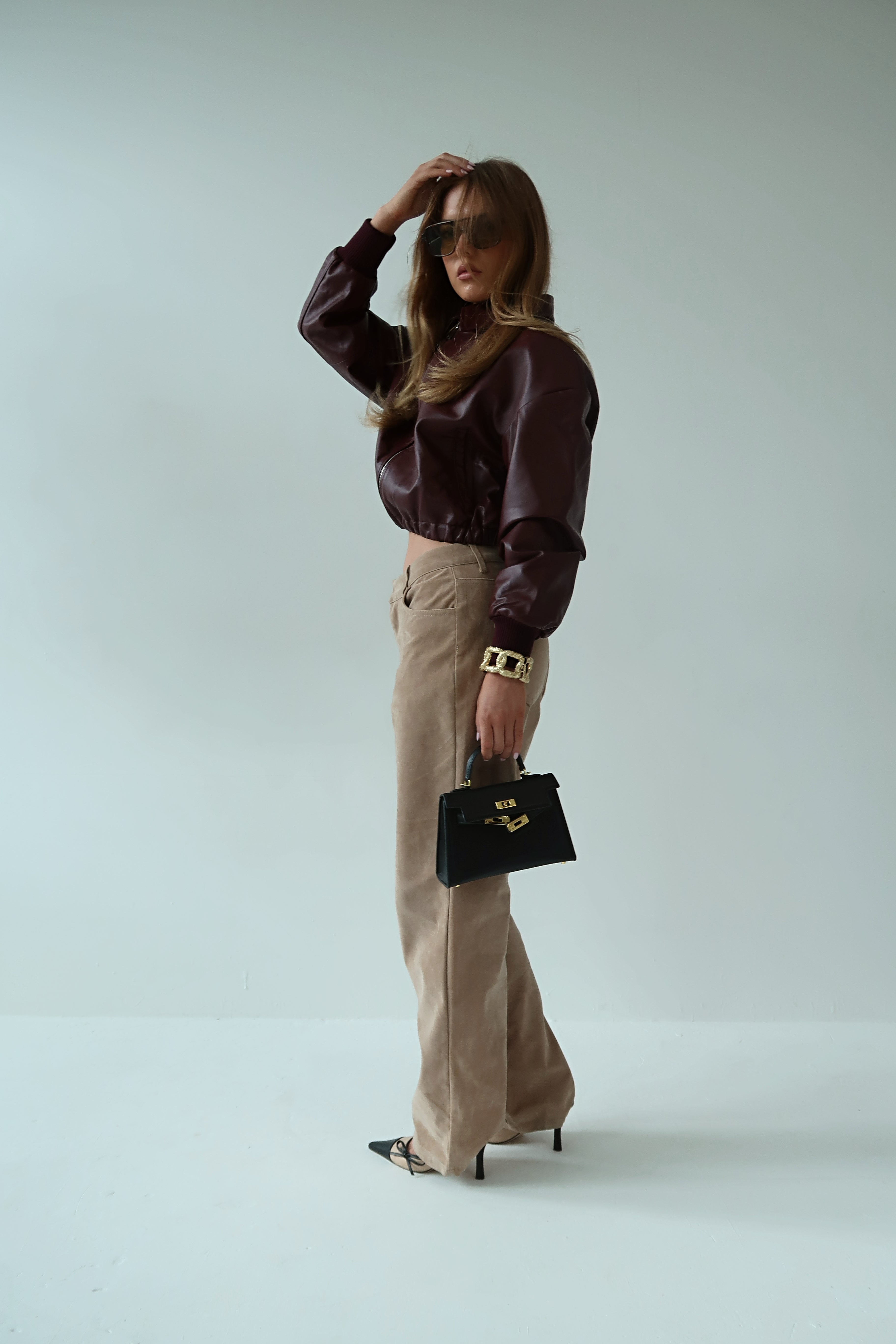 Freya Cropped Bomber