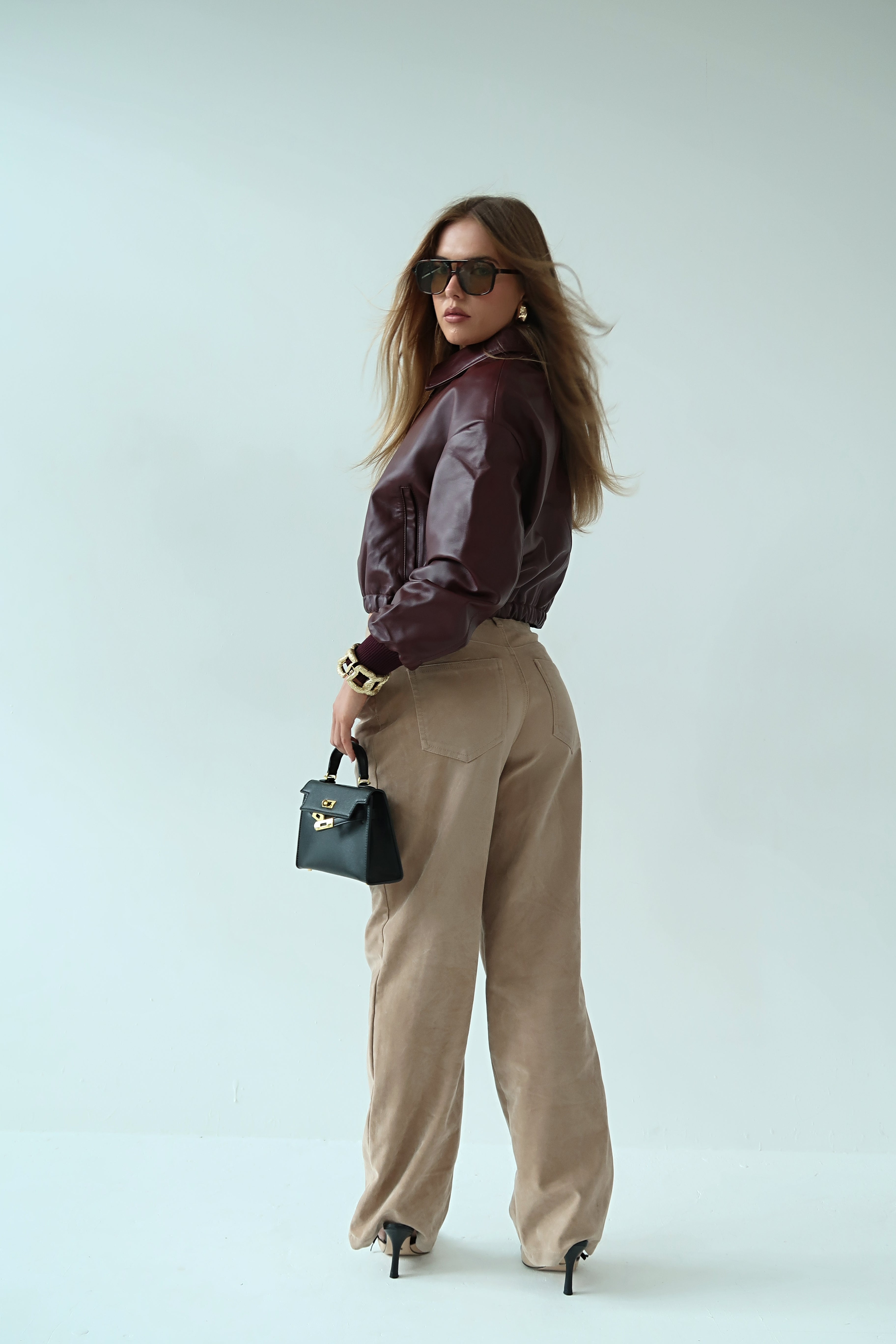 Freya Cropped Bomber