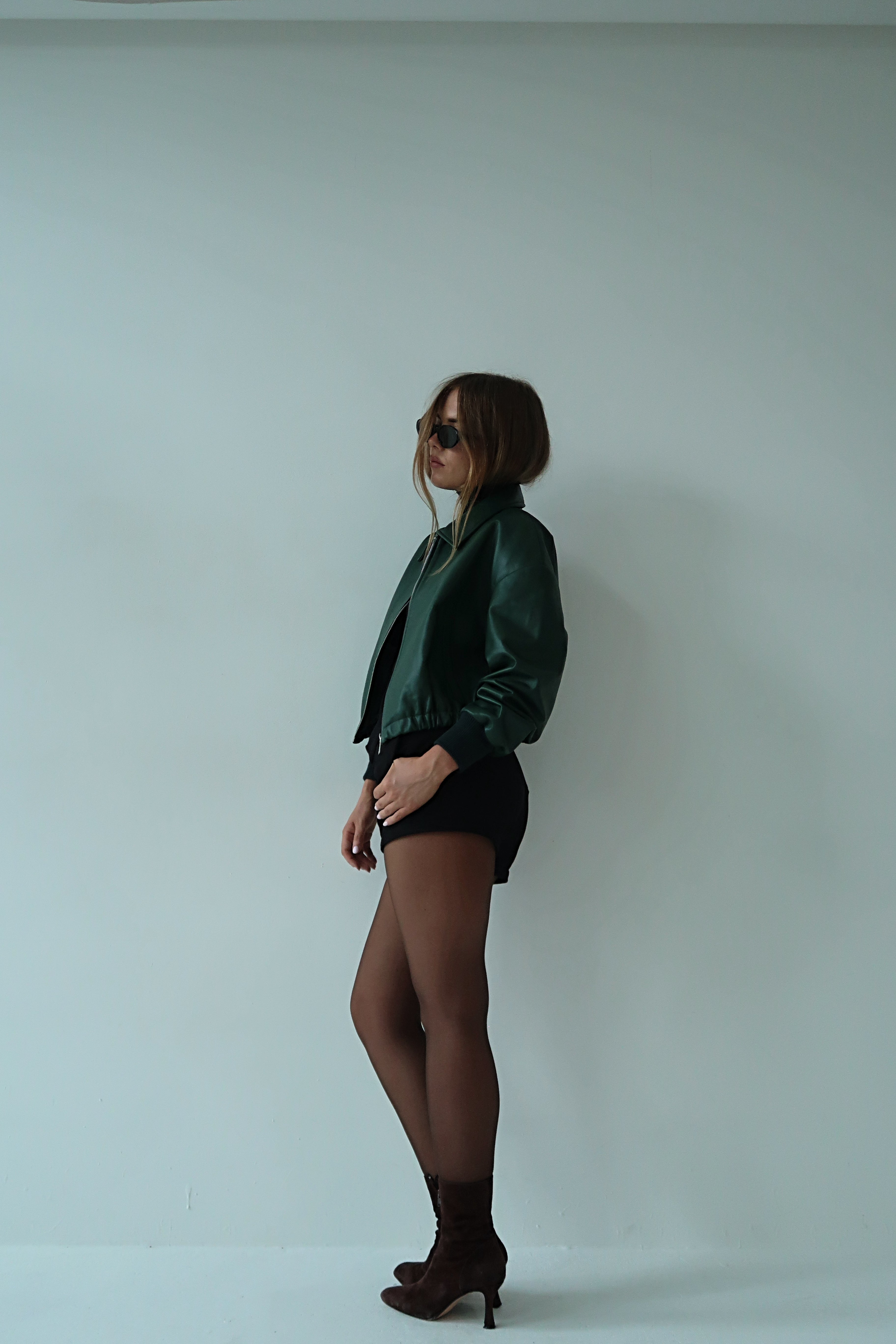 Freya Cropped Bomber