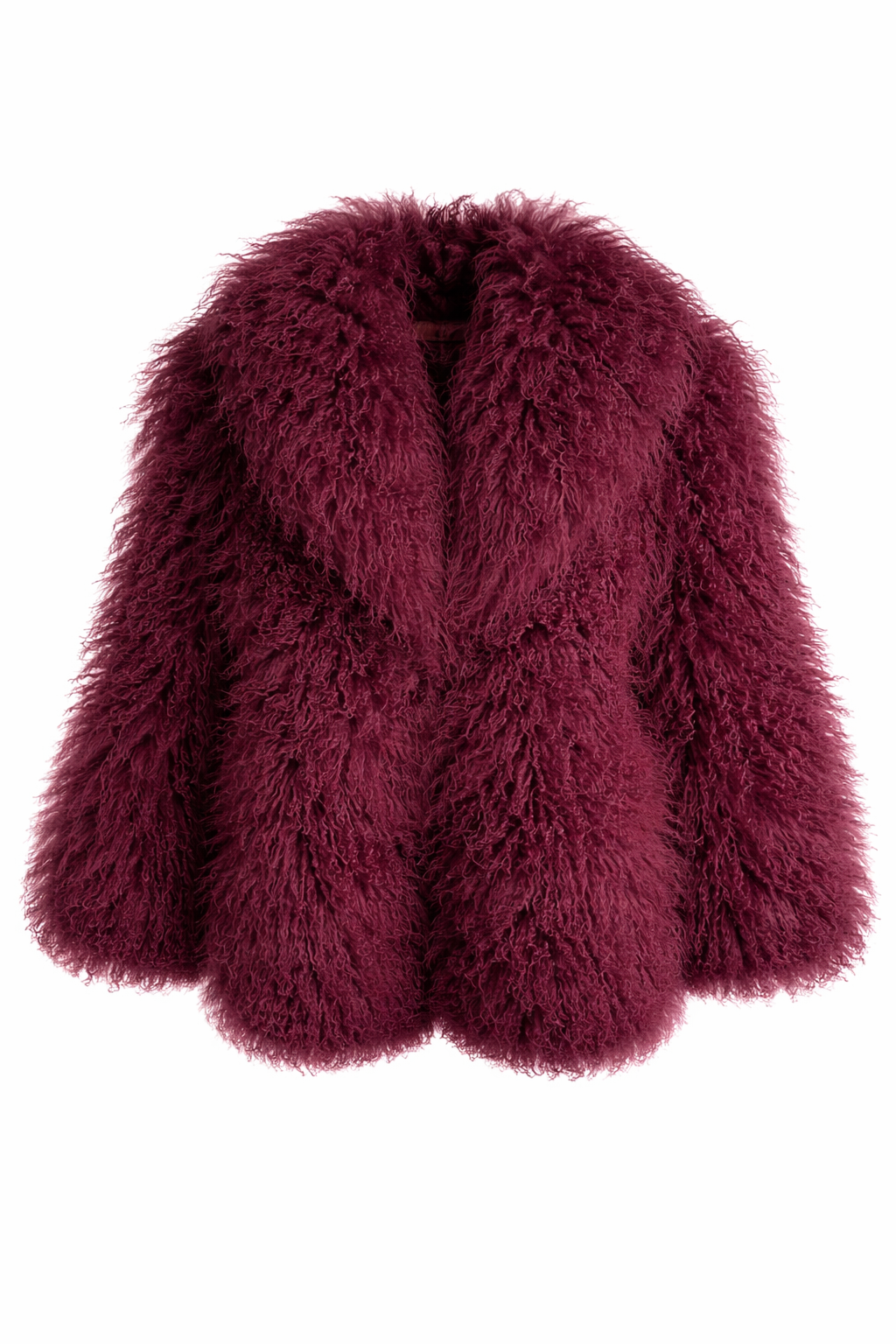 Amber Mongolian Fur Coat