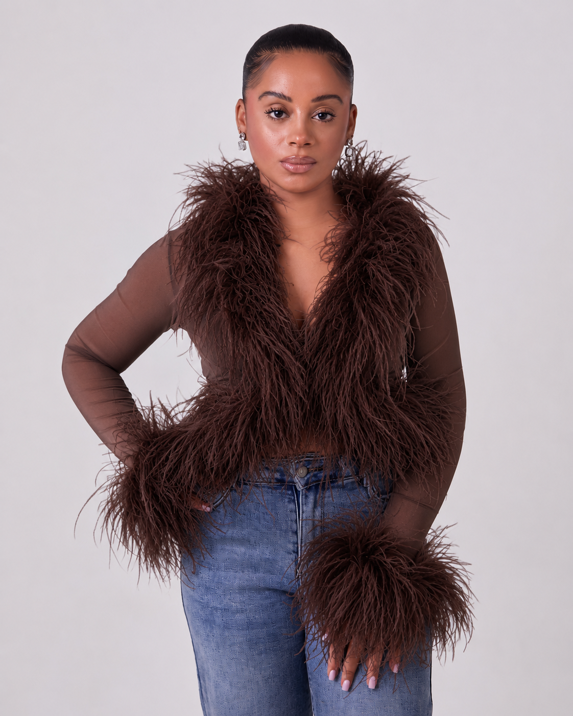 The Aura Feather Top