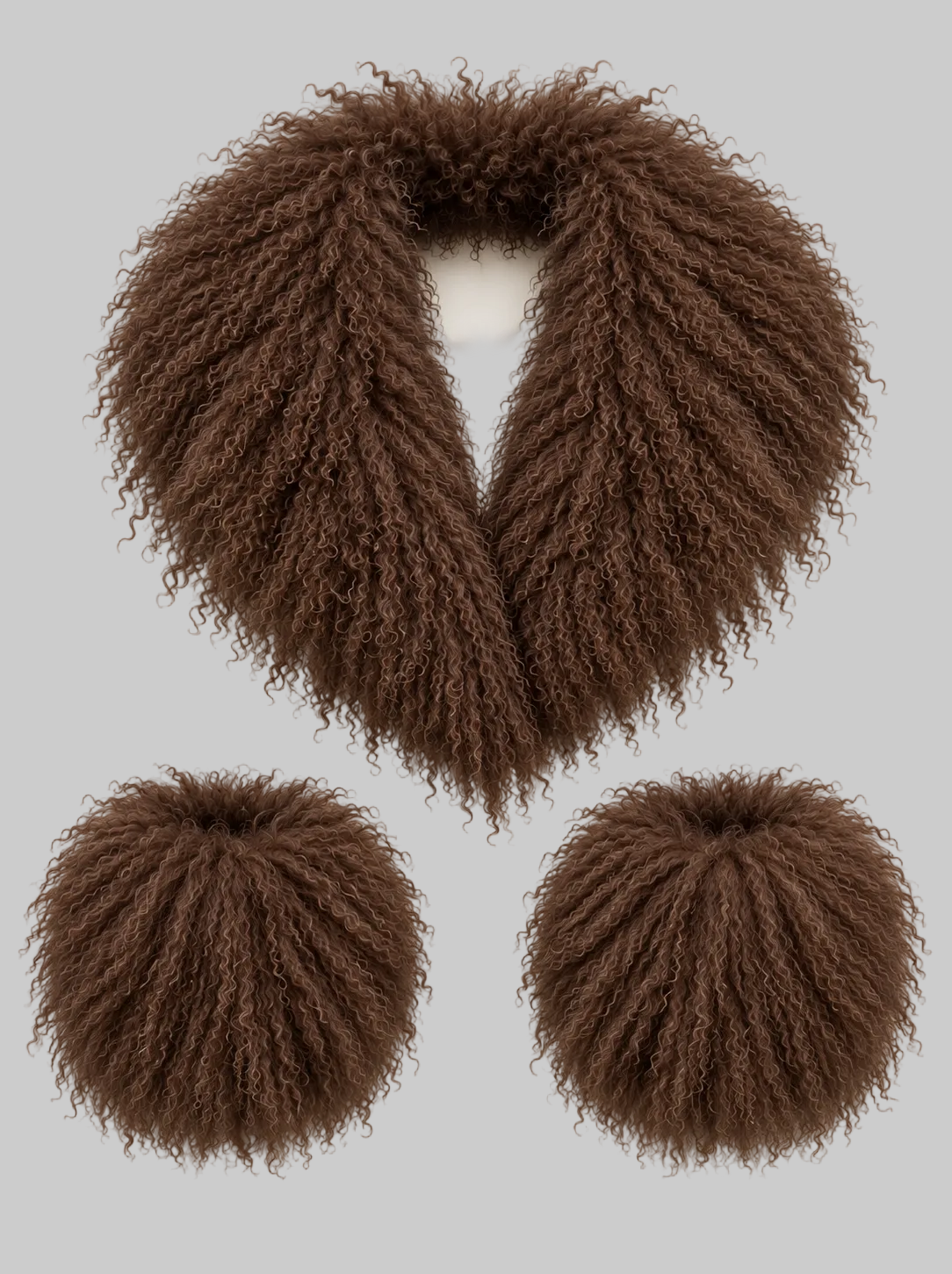 Mongolian Collar and Cuff Set