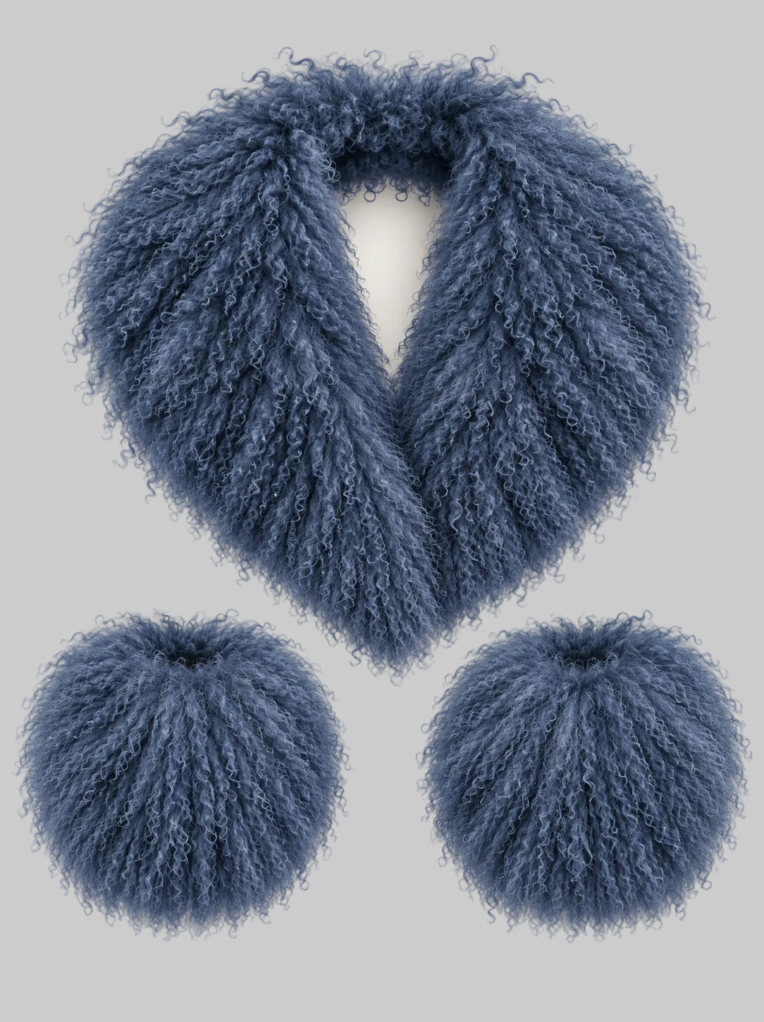 Mongolian Collar and Cuff Set