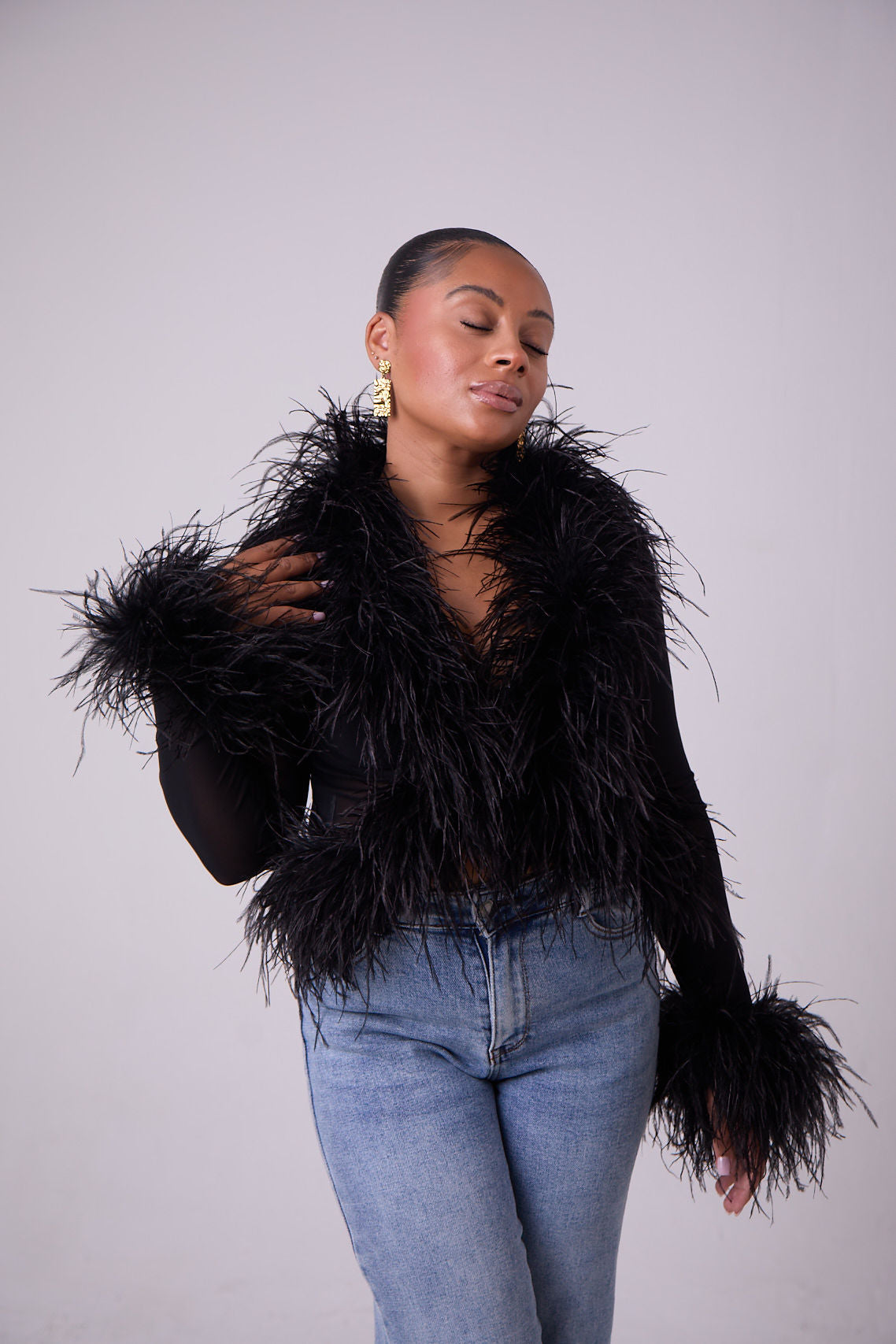 The Aura Feather Top
